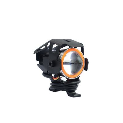 激光炮小U7摩托车灯外置聚光大灯天使眼大灯U7前照灯小U7图4