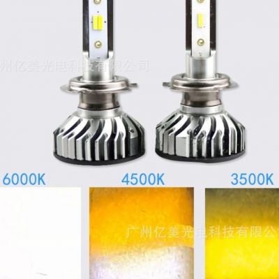 跨境F2枪色款汽车led前大灯H7LED车灯H4汽车改装通用远近光一体图5