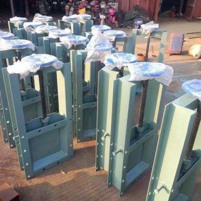 插板阀气动插板阀电动闸板阀除尘器卸料插板阀手动插板阀铸铁闸门图2