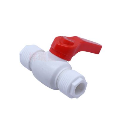 批发太阳能POM快接闸阀开关1216铝塑管件活接阀门pe管大流量球阀图5