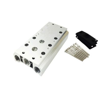 电磁阀底座 汇流板 气控阀底座 4V200M210 阀板 现货销售厂家直销图5