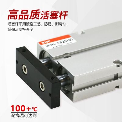 RIH瑞亨 TN导杆气缸 亚德客型双作用型双轴双杆 气动气缸非标定制图3