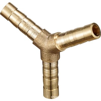 全铜宝塔头Y型T型6液化气8燃气10三通12水管16煤气软管mm格林接头图5