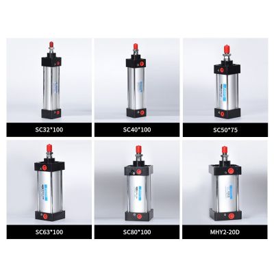 厂家定制标准气缸SC100*25/50/100双作用带磁可调带磁缸拉杆气缸图2
