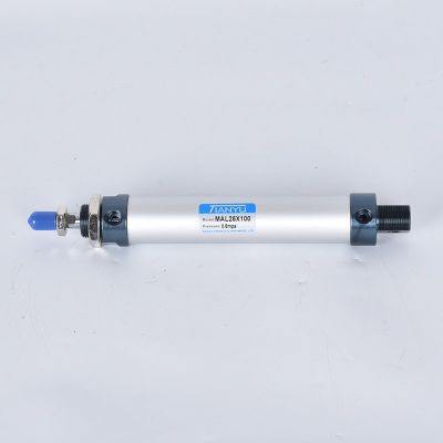 铝合金微小型迷你气缸MAL20*25/50/75/100/400可调行程双作用气缸图4