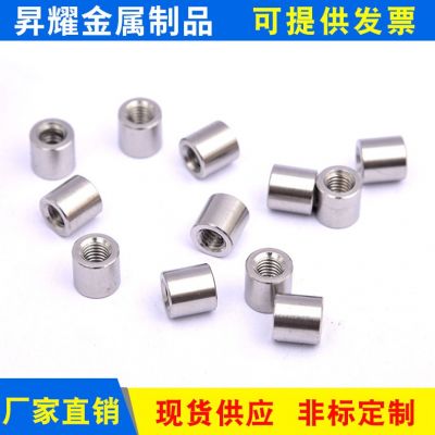 家供应 304不锈钢加长圆柱通丝焊接螺母M3M4M5M6M8M 10 量大价优图2