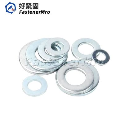 美制蓝白锌平垫英制防滑垫圈彩锌/发黑/热镀锌/达克罗非标定制图2