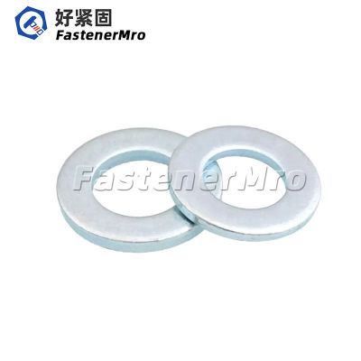 美制蓝白锌平垫英制防滑垫圈彩锌/发黑/热镀锌/达克罗非标定制图3