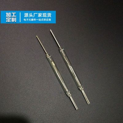 现货供应大功率三脚转换型磁控开关汽车开关5×50mm干簧管磁控管图2