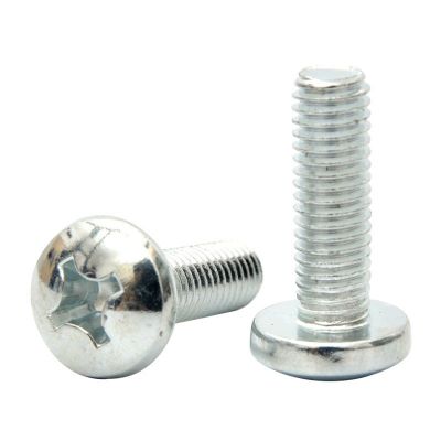 全牙平尾圆头螺丝2#5/16美制碳钢高强度十字槽机螺钉十字盘头螺钉图5