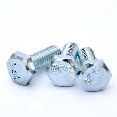 美制8.8级碳钢外六角螺栓高强度紧固件氧化发黑半牙外六角螺丝图2