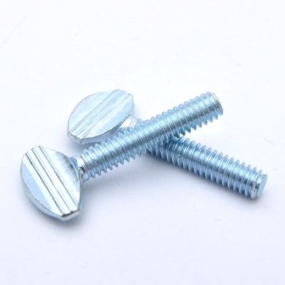 镀锌美制拇指螺丝 手拧打扁螺钉 球拍螺栓8#10#1/4 5/16图5