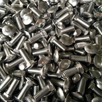 桥架螺丝不锈钢方颈螺丝达克罗马车螺丝热镀锌电缆桥架螺丝8*16图5