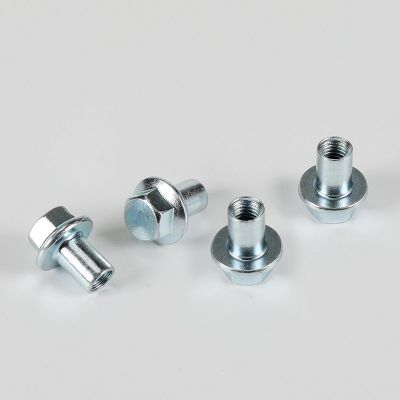 各类非标螺丝厂家供应内螺纹六角法兰螺栓 梅花槽小螺丝制作图3