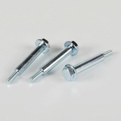 M5-M16六角法兰面螺丝 半螺纹8.8级镀锌法兰螺栓六角带垫螺丝钉图2