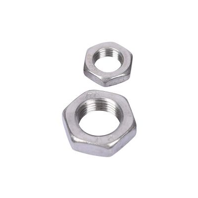 304不锈钢六角薄螺母 扁螺母螺丝帽 DIN439 薄螺母 M3-M30图5