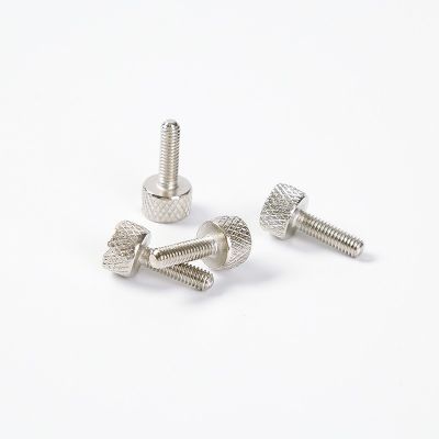 现货硬币一字槽手拧螺丝快装螺钉高头滚花平头圆柱头螺丝图3