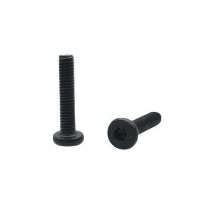 厂家生产家具螺丝 平头内六角螺栓 4.8级碳钢 镀蓝白锌 黒锌M6 M8图5