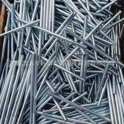 厂家直销 双头螺杆 双头丝杆 镀锌半牙单头螺柱图2