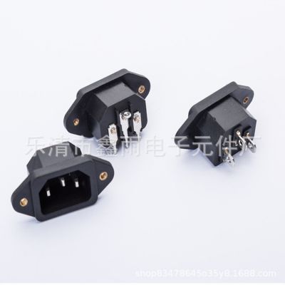 AC品字公母头三芯电源电瓶车充电插头插座组装延长线C13C14 UL插图3