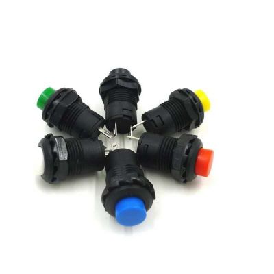 按钮开关 DS-427无锁 DS-428自锁 12MM孔径电源开关 复位开关图2