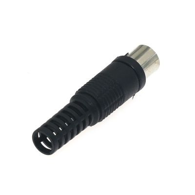 TV公接头9.5mm插头 RF公头 免焊有线闭路电视天线同轴线竹节插头图4