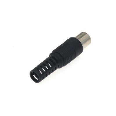 TV公接头9.5mm插头 RF公头 免焊有线闭路电视天线同轴线竹节插头图5