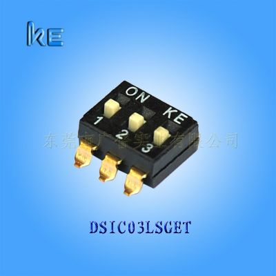 正宗台湾KE品牌原厂直销3P贴片拨码开关环保耐高温DSIC03LSGET图3