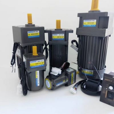 HOULE豪力电机调速电机220V 电动机齿轮减速电机120W调速马达图3