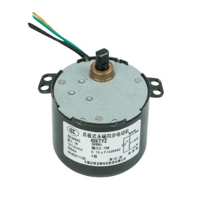 49KTYZ爪极式永磁同步电动机 电机厂家 220V可逆向齿轮减速马达图5