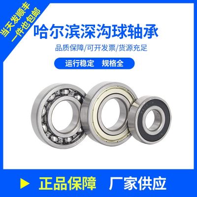 HRB哈尔滨正品深沟球轴承大全6000 6001 6002 6003 -ZZ 2RZ图2