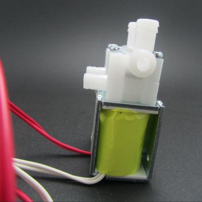 DS-130D-2L12V 微型串联气阀二位三通按摩仪器专用脚机排气泄气阀图2