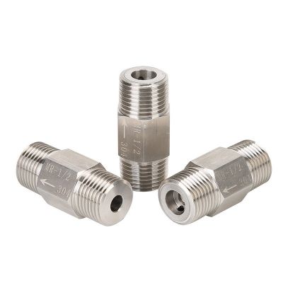 厂家供应304双外不锈钢C式自锁快速阀外螺纹双外丝1/2单向阀图5