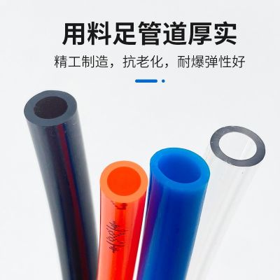 PU气管空压机软管8mm透明气泵高压管6X4/10X6.5/12*8木工气 动风管图4