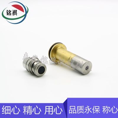 电磁阀组件先导头静铁芯动铁芯不锈钢阀杆阀芯配件纺织机空压机图2