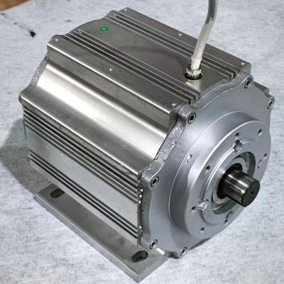 鲲鹏动力无油活塞空压机电机城市公交车用电机永磁同步电动机定制图2