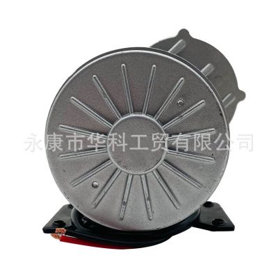 羚鹰24V350W有刷减速电机MY1016Z2尤奈特同款 短轴 带脚带九齿轮图2