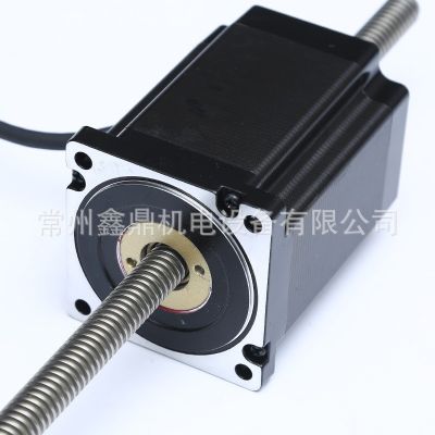 86贯通梯形丝杆电机两相混合式步进电机图2