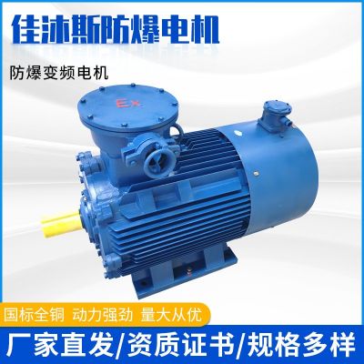 防爆变频电机YBBP 变频调速5.5KW立式转速可调铜线节能三相电动机图3