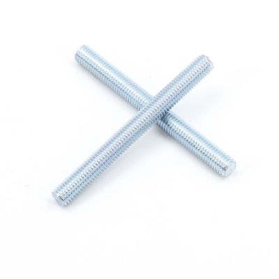 镀锌丝杆全牙螺杆镀锌牙条牙棒无头螺柱短全扣丝M8M10M12通丝螺杆图2