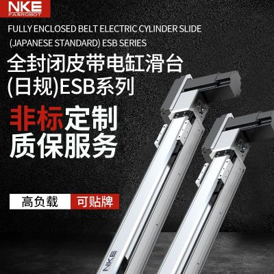 供应NKE模组 滑台电缸高精度直线式电缸 半封闭皮带静音电动缸图3