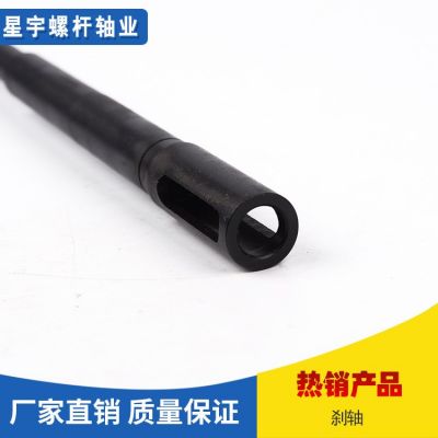 加工定制刹轴通丝杆螺柱厂家直销房车制动直轴汽车扭力机械刹车轴图4