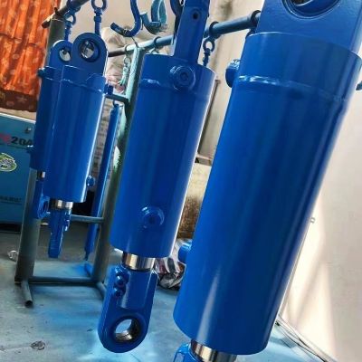 液压油缸液压系统工程机械伸缩式油缸焊接重型法兰机械液压油缸图4
