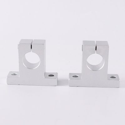 现货锌合金立式光轴支架SK10 SK20光轴支架镀铬棒光杆支架支撑座图2