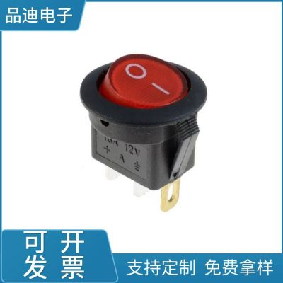 两脚船型开关KCD1带线按钮KCD4大电流4脚6脚防水帽机械翘板开关图5