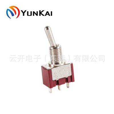 MTS-102-F1-2L 长柄三脚 两档ON-ON 可复位 拨动开关 钮子开关图4