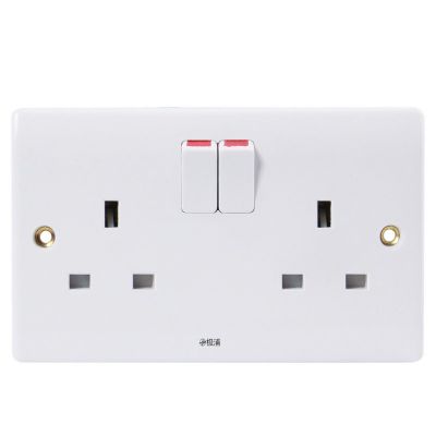 146型胶木面板英标香港英规方三孔电源墙壁插座13A英式插座带开关图5