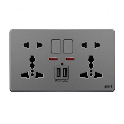 国际通用146型香港澳门万能英式usb插座港版英标英制电源13A面板图5