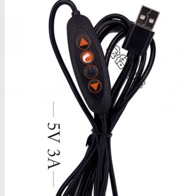 厂家供应LED直播补光美颜环形灯上usb四键三色调光调色温开关线图3