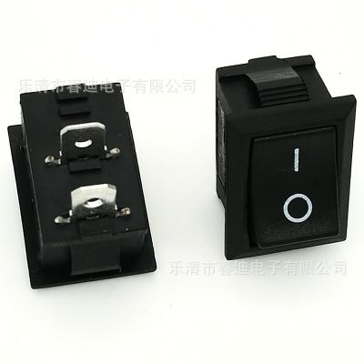 供应船型开关KCD1-101二脚二档 斜面平面 电源翘板开关IO 15*21图3